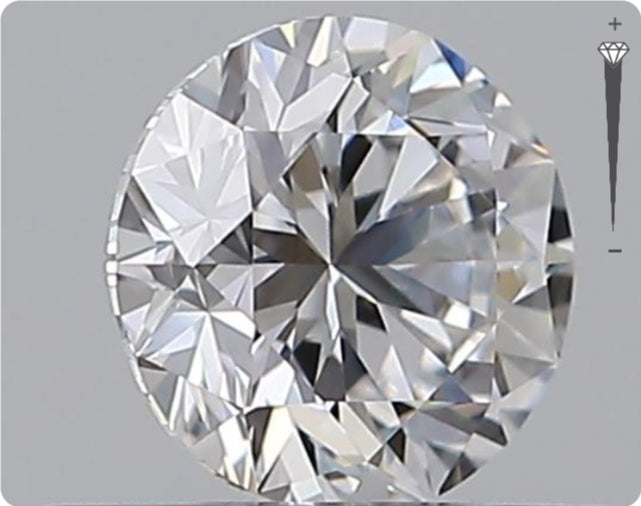 Natürlicher 0.50ct GIA Diamant | Farbe E | Reinheit VS1 | Rundschliff | GD VG GD #D10462