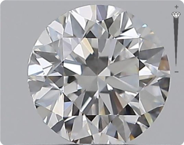 Natürlicher 0.50ct GIA Diamant | Farbe E | Reinheit VS1 | Rundschliff | GD VG GD #D10462