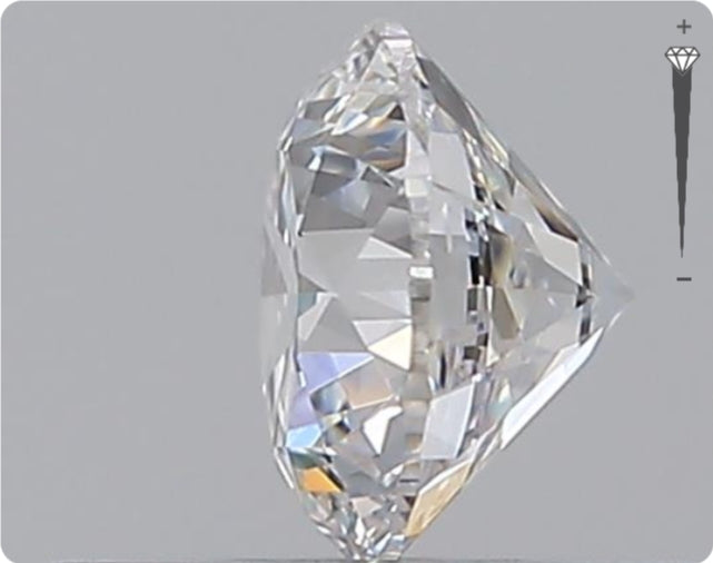 Natürlicher 0.50ct GIA Diamant | Farbe E | Reinheit VS1 | Rundschliff | GD VG GD #D10462