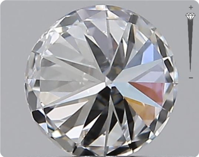 Natürlicher 0.50ct GIA Diamant | Farbe E | Reinheit VS1 | Rundschliff | GD VG GD #D10462