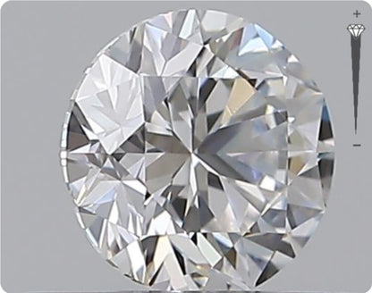 Natürlicher 0.50ct GIA Diamant | Farbe E | Reinheit VS1 | Rundschliff | GD VG GD #D10462