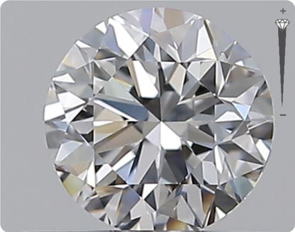 Natürlicher 0.50ct GIA Diamant | Farbe E | Reinheit VS1 | Rundschliff | GD VG GD #D10462