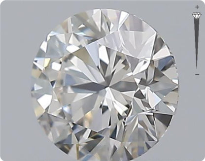 Natürlicher 0.51ct GIA Diamant | Farbe H | Reinheit VVS1 | Rundschliff | EX EX EX #D10463