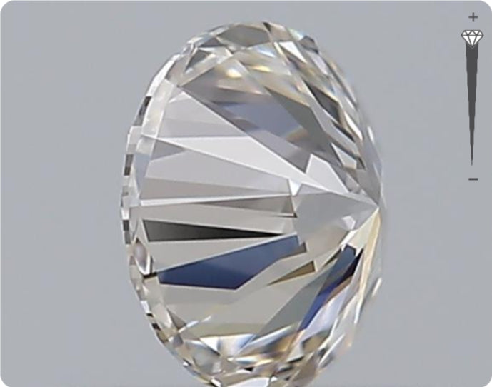 Natürlicher 0.51ct GIA Diamant | Farbe H | Reinheit VVS1 | Rundschliff | EX EX EX #D10463