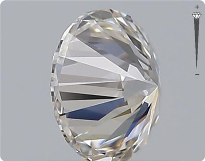 Natürlicher 0.51ct GIA Diamant | Farbe H | Reinheit VVS1 | Rundschliff | EX EX EX #D10463
