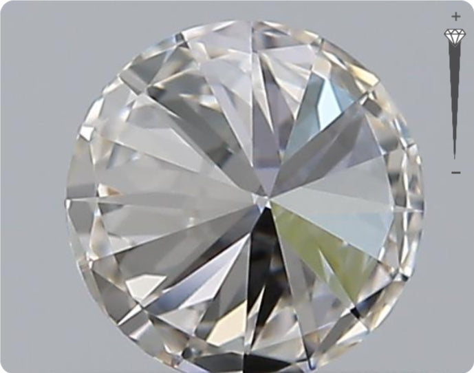 Natürlicher 0.51ct GIA Diamant | Farbe H | Reinheit VVS1 | Rundschliff | EX EX EX #D10463