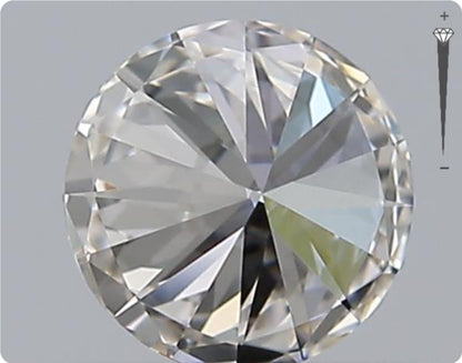 Natürlicher 0.51ct GIA Diamant | Farbe H | Reinheit VVS1 | Rundschliff | EX EX EX #D10463