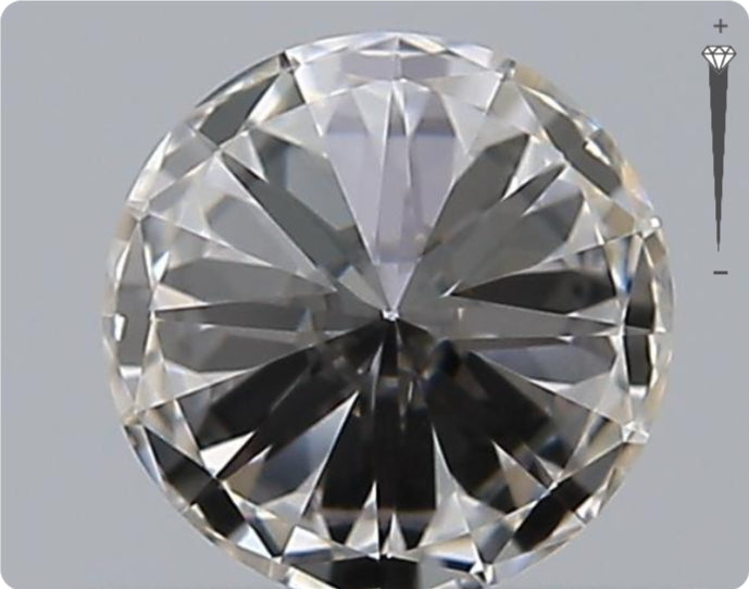 Natürlicher 0.51ct GIA Diamant | Farbe H | Reinheit VVS1 | Rundschliff | EX EX EX #D10463