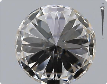 Natürlicher 0.51ct GIA Diamant | Farbe H | Reinheit VVS1 | Rundschliff | EX EX EX #D10463