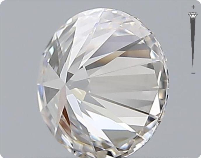 Natürlicher 0.51ct GIA Diamant | Farbe H | Reinheit VVS1 | Rundschliff | EX EX EX #D10463