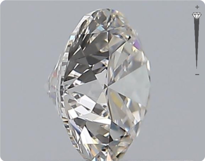Natürlicher 0.51ct GIA Diamant | Farbe H | Reinheit VVS1 | Rundschliff | EX EX EX #D10463