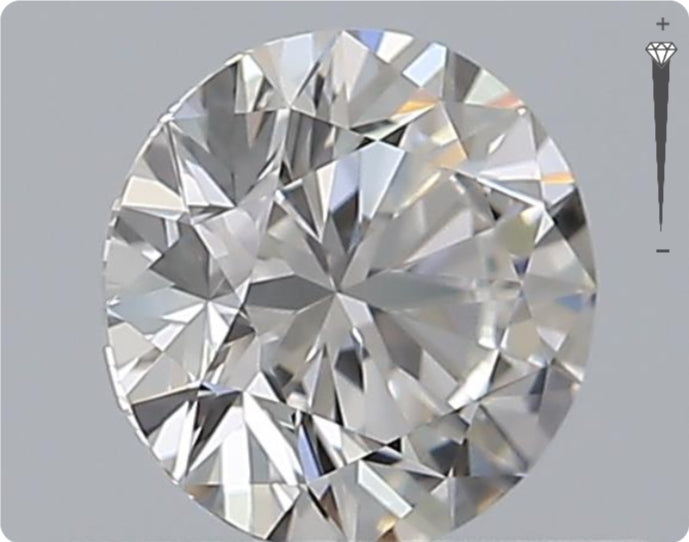 Natürlicher 0.51ct GIA Diamant | Farbe H | Reinheit VVS1 | Rundschliff | EX EX EX #D10463