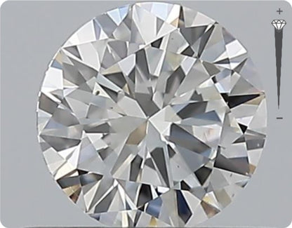 Natürlicher 0.50ct GIA Diamant | Farbe G | Reinheit VS2 | Rundschliff | VG EX VG #D10464
