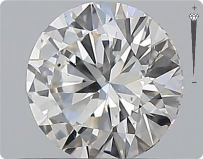 Natürlicher 0.50ct GIA Diamant | Farbe G | Reinheit VS2 | Rundschliff | VG EX VG #D10464