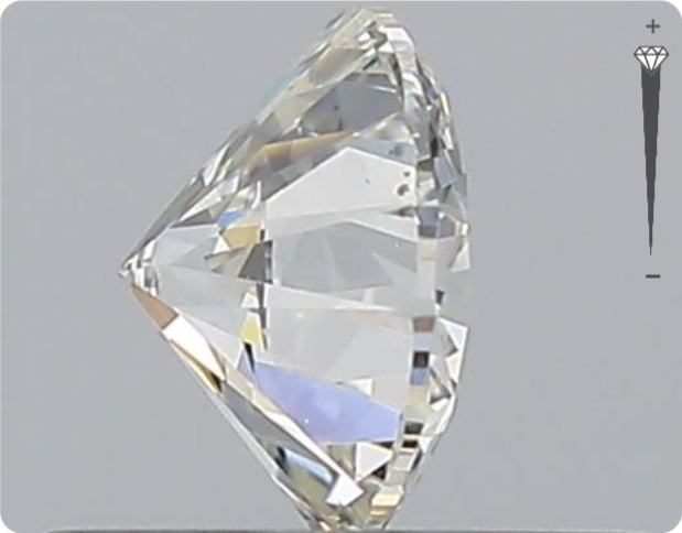 Natürlicher 0.50ct GIA Diamant | Farbe G | Reinheit VS2 | Rundschliff | VG EX VG #D10464