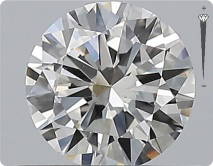 Natürlicher 0.50ct GIA Diamant | Farbe G | Reinheit VS2 | Rundschliff | VG EX VG #D10464