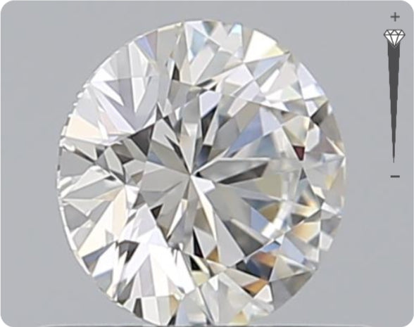Natürlicher 0.53ct GIA Diamant | Farbe G | Reinheit VVS2 | Rundschliff | EX EX EX #D10465
