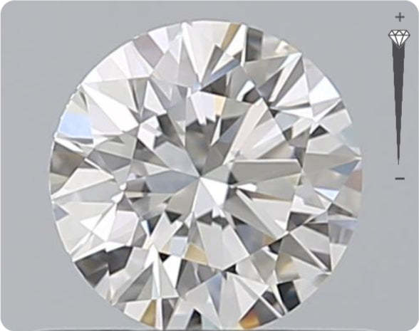 Natürlicher 0.53ct GIA Diamant | Farbe G | Reinheit VVS2 | Rundschliff | EX EX EX #D10465