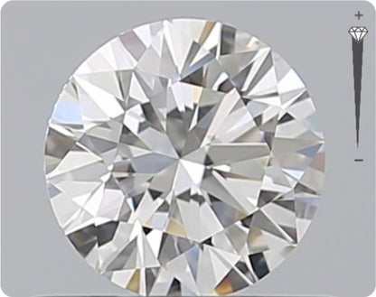 Natürlicher 0.53ct GIA Diamant | Farbe G | Reinheit VVS2 | Rundschliff | EX EX EX #D10465