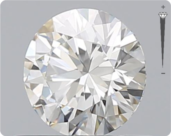 Natürlicher 0.53ct GIA Diamant | Farbe G | Reinheit VVS2 | Rundschliff | EX EX EX #D10465