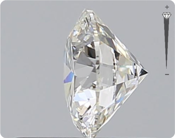 Natürlicher 0.53ct GIA Diamant | Farbe G | Reinheit VVS2 | Rundschliff | EX EX EX #D10465
