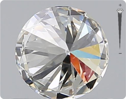 Natürlicher 0.53ct GIA Diamant | Farbe G | Reinheit VVS2 | Rundschliff | EX EX EX #D10465