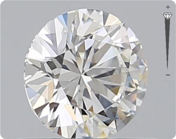 Natürlicher 0.53ct GIA Diamant | Farbe G | Reinheit VVS2 | Rundschliff | EX EX EX #D10465