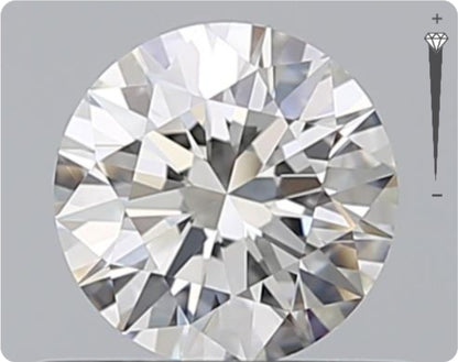 Natürlicher 0.53ct GIA Diamant | Farbe G | Reinheit VVS2 | Rundschliff | EX EX EX #D10465