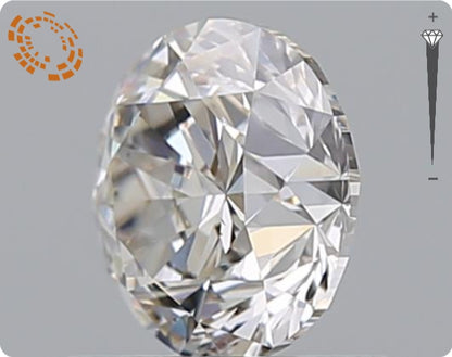 Natürlicher 0.90ct GIA Diamant | Farbe H | Reinheit VS1 | Rundschliff | VG EX VG #D10468