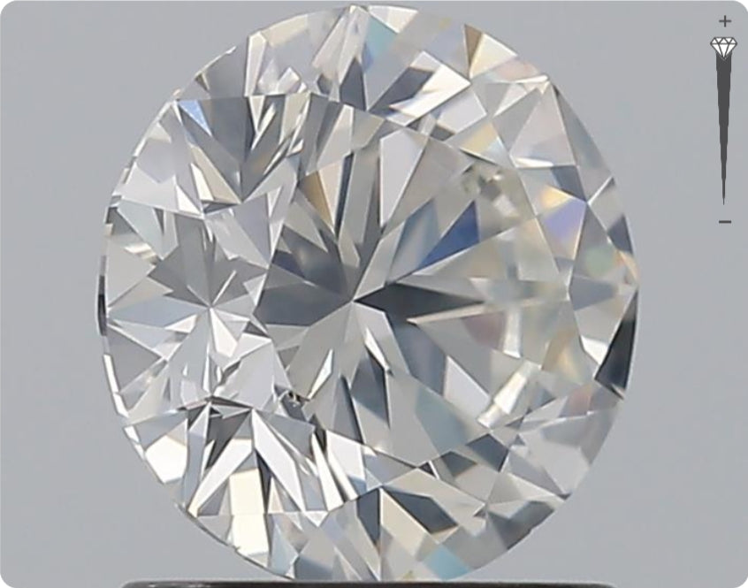 Natürlicher 1.29ct GIA Diamant | Farbe H | Reinheit SI2 | Rundschliff | EX EX EX #D10470