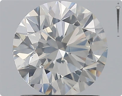 Natürlicher 1.29ct GIA Diamant | Farbe H | Reinheit SI2 | Rundschliff | EX EX EX #D10470