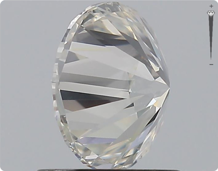 Natürlicher 1.29ct GIA Diamant | Farbe H | Reinheit SI2 | Rundschliff | EX EX EX #D10470