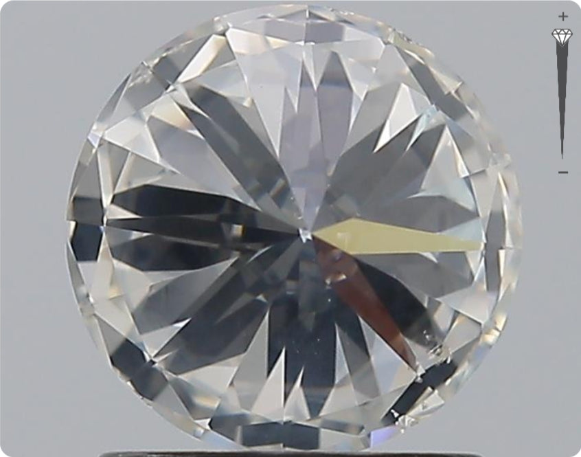 Natürlicher 1.29ct GIA Diamant | Farbe H | Reinheit SI2 | Rundschliff | EX EX EX #D10470