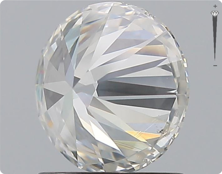 Natürlicher 1.29ct GIA Diamant | Farbe H | Reinheit SI2 | Rundschliff | EX EX EX #D10470