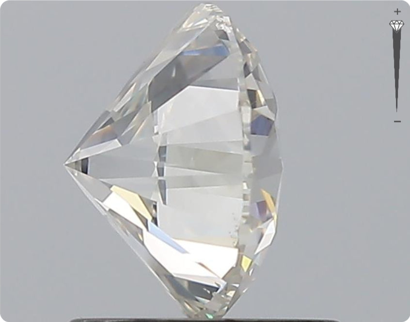 Natürlicher 1.29ct GIA Diamant | Farbe H | Reinheit SI2 | Rundschliff | EX EX EX #D10470
