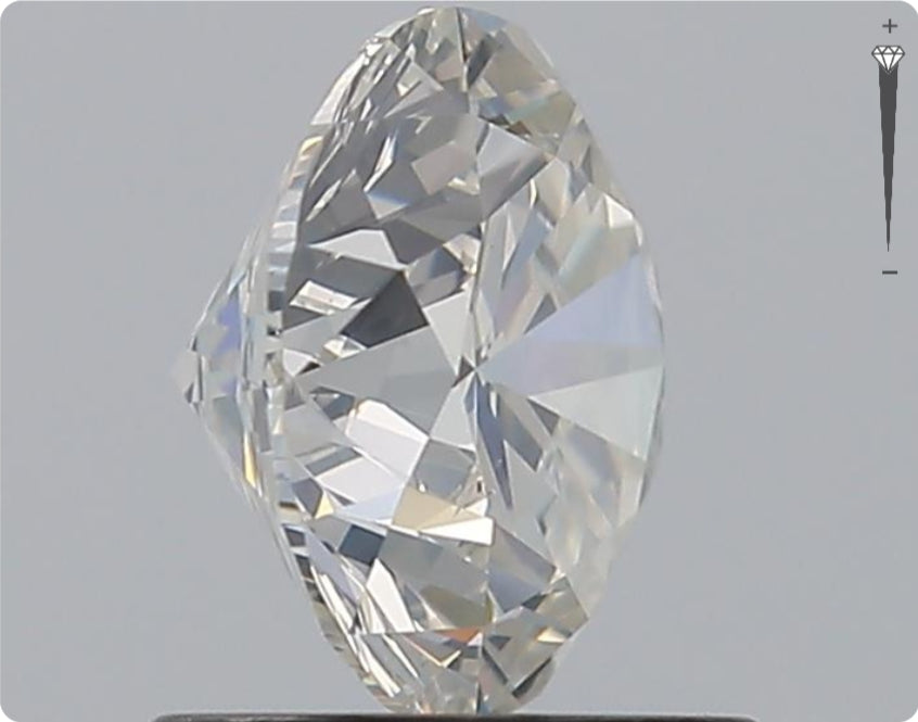 Natürlicher 1.29ct GIA Diamant | Farbe H | Reinheit SI2 | Rundschliff | EX EX EX #D10470