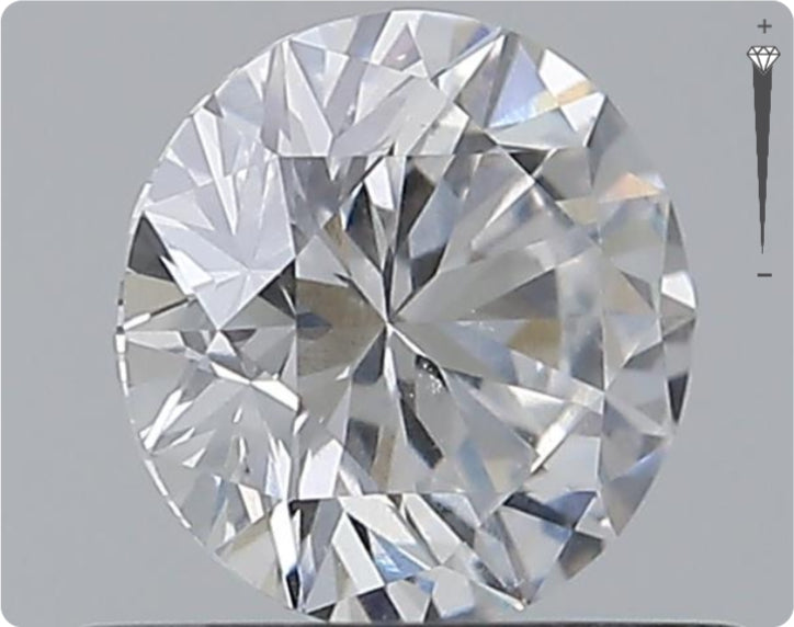 Natürlicher 0.63ct GIA Diamant | Farbe D | Reinheit SI2 | Rundschliff | EX EX EX #D10471