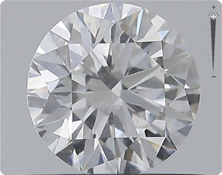 Natürlicher 0.63ct GIA Diamant | Farbe D | Reinheit SI2 | Rundschliff | EX EX EX #D10471