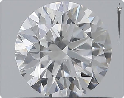Natürlicher 0.63ct GIA Diamant | Farbe D | Reinheit SI2 | Rundschliff | EX EX EX #D10471