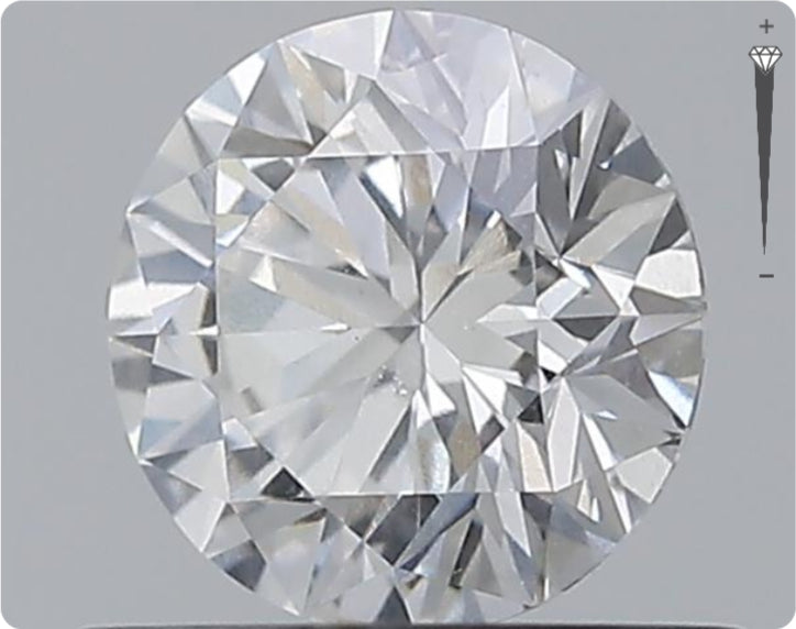 Natürlicher 0.63ct GIA Diamant | Farbe D | Reinheit SI2 | Rundschliff | EX EX EX #D10471