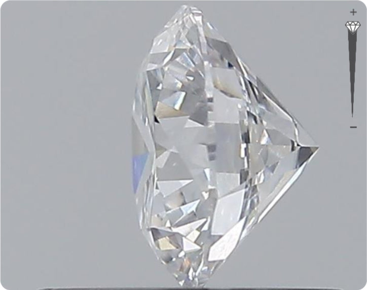 Natürlicher 0.63ct GIA Diamant | Farbe D | Reinheit SI2 | Rundschliff | EX EX EX #D10471