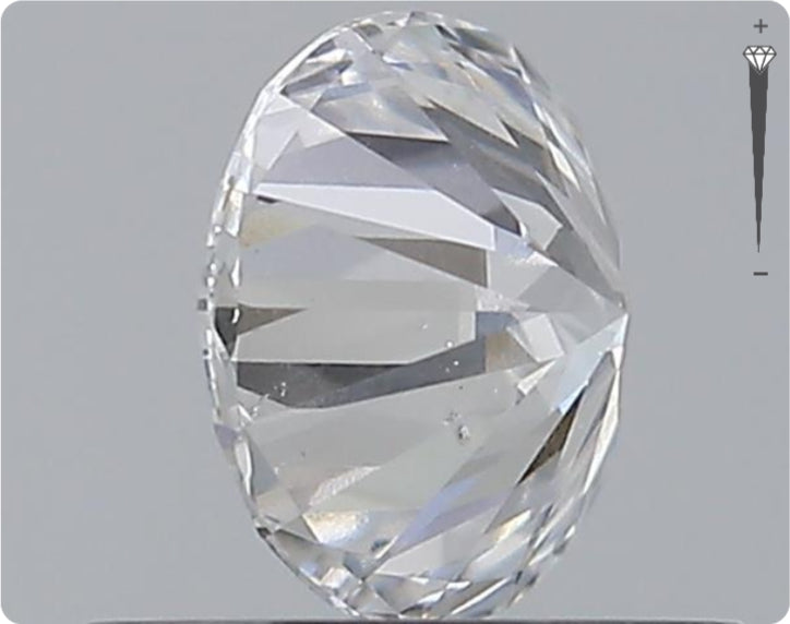 Natürlicher 0.63ct GIA Diamant | Farbe D | Reinheit SI2 | Rundschliff | EX EX EX #D10471