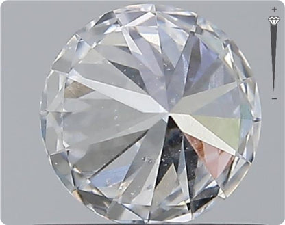 Natürlicher 0.63ct GIA Diamant | Farbe D | Reinheit SI2 | Rundschliff | EX EX EX #D10471