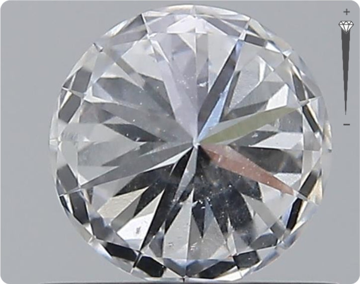 Natürlicher 0.63ct GIA Diamant | Farbe D | Reinheit SI2 | Rundschliff | EX EX EX #D10471