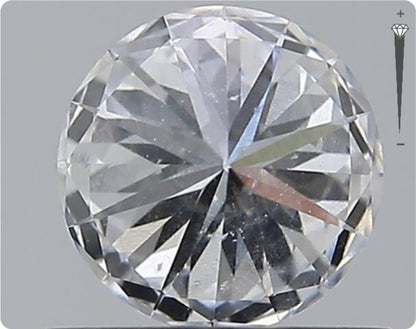 Natürlicher 0.63ct GIA Diamant | Farbe D | Reinheit SI2 | Rundschliff | EX EX EX #D10471