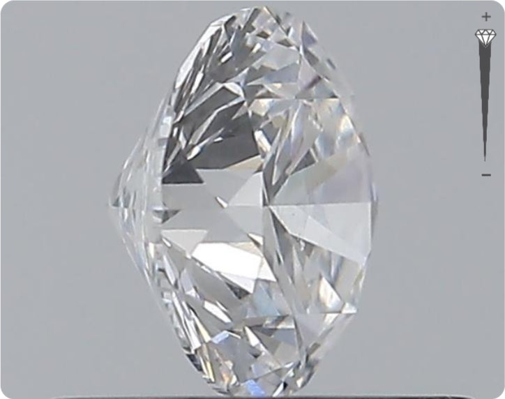 Natürlicher 0.63ct GIA Diamant | Farbe D | Reinheit SI2 | Rundschliff | EX EX EX #D10471