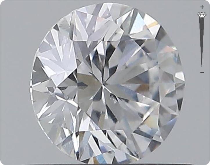 Natürlicher 0.63ct GIA Diamant | Farbe D | Reinheit SI2 | Rundschliff | EX EX EX #D10471