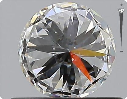 Natürlicher 0.50ct GIA Diamant | Farbe F | Reinheit VVS2 | Rundschliff | EX EX EX #D10472