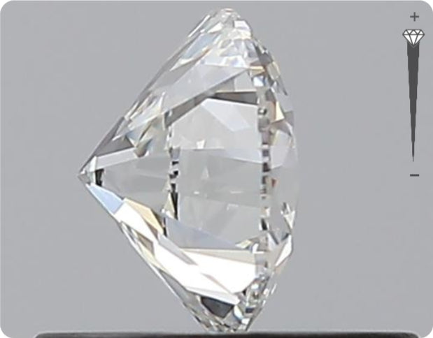Natürlicher 0.50ct GIA Diamant | Farbe F | Reinheit VVS2 | Rundschliff | EX EX EX #D10472