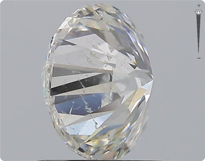 Diamant naturel GIA de 1,50 ct | Couleur H | Pureté SI2 | Taille ronde | TB TB TB #D10473